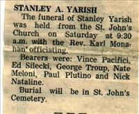 Yarish, Stanley A